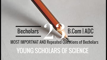 B.COM | ADC | ALL-TIME FAVORITE QUESTIONS | PART 1 COMPUTER APPLICATION GUESS PAPERS