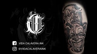 SMILE NOW CRY LATER (Tattoo) x VIDA CALAVERA INK @babiloniatattoo 😎🔥