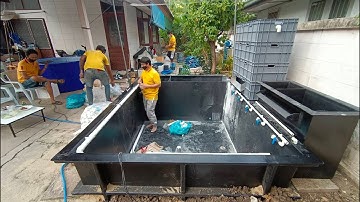 ปอ Why Cake - งานระบบ O4FS อ่างไฟเบอร์ 4 เมตร กรองคอนโด/ กรองน้ำตก อุปกรณ์ครบจบที่เติมน้ำเต็ม Set 2