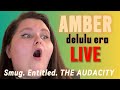 Amberlynn Reid: Her newest live, DELULU ERA.  Raging at an entitled, smug, giant toddler.