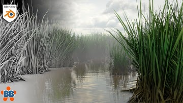 Fast Swamp Environment in Just Blender - No Addons or Extras