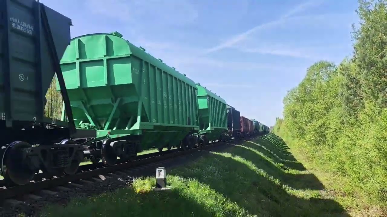 ЖД ПЕРЕЕЗД В БЕЛАРУСИ 🇧🇾 28.4.2025 (ЗА РОЖАНКОЙ) 123 ЧАСТЬ