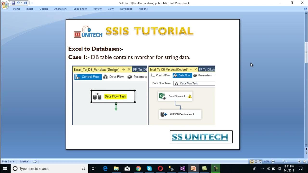 How to Load Data from Excel File to SQL Server in SSIS. - YouTube