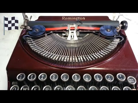 Remington Portable Typewriter Carriage Release Lock, Basket Lift
