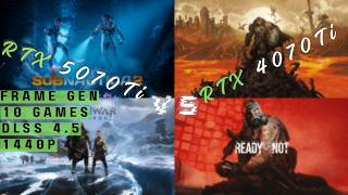 RTX 5070 Ti vs RTX 4070 Ti | Test in 10 games-1440p | Fortnite, Resident Evil, Dying Light & More