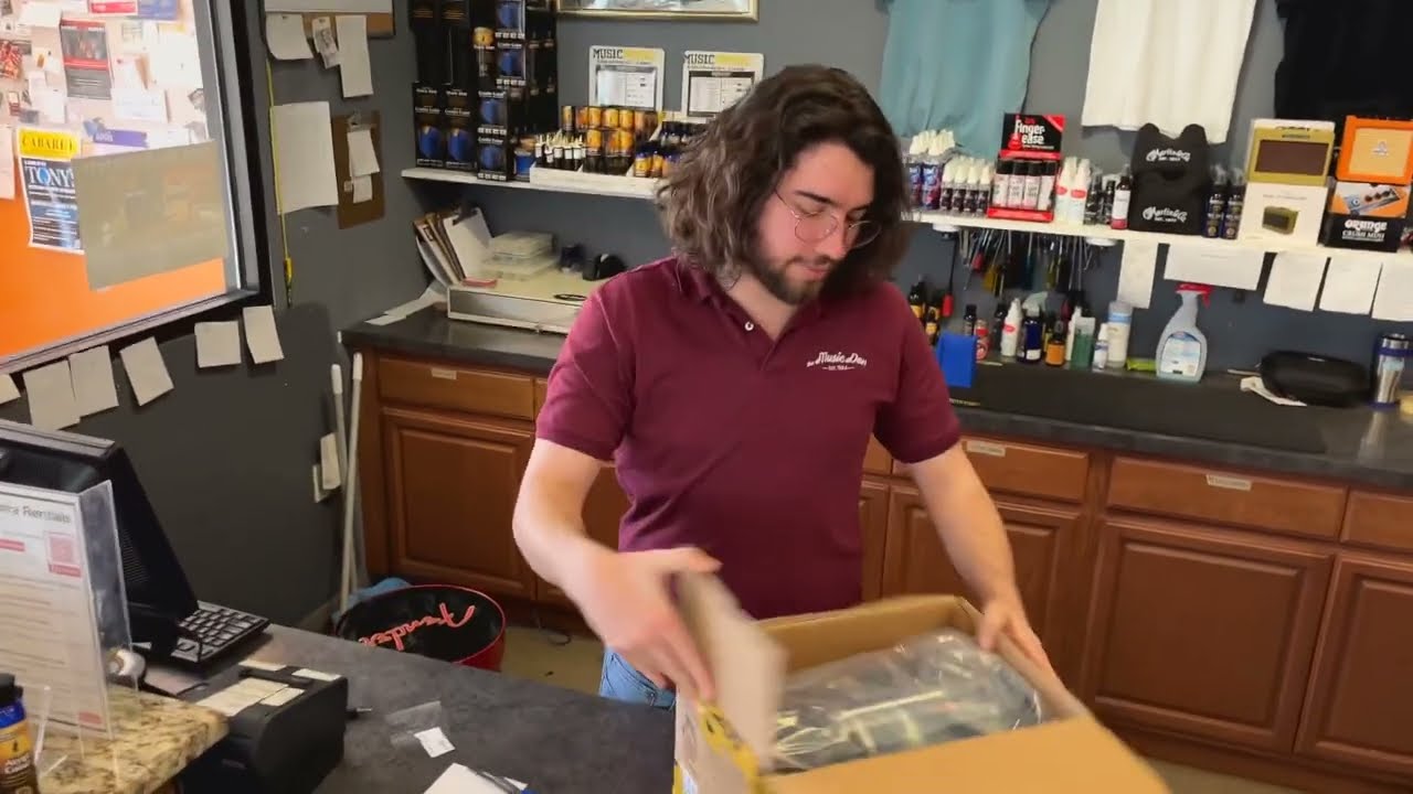 Mikey unboxing the Orange Terror Bass Amp Head!