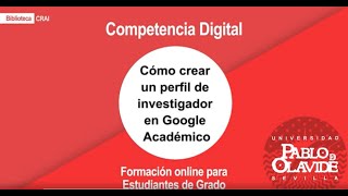 Cómo crear un perfil de investigador en Google Académico screenshot 4