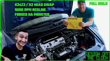 I stole engine plans from MilMast & built it myself! K24Z3-A2 Head Swap