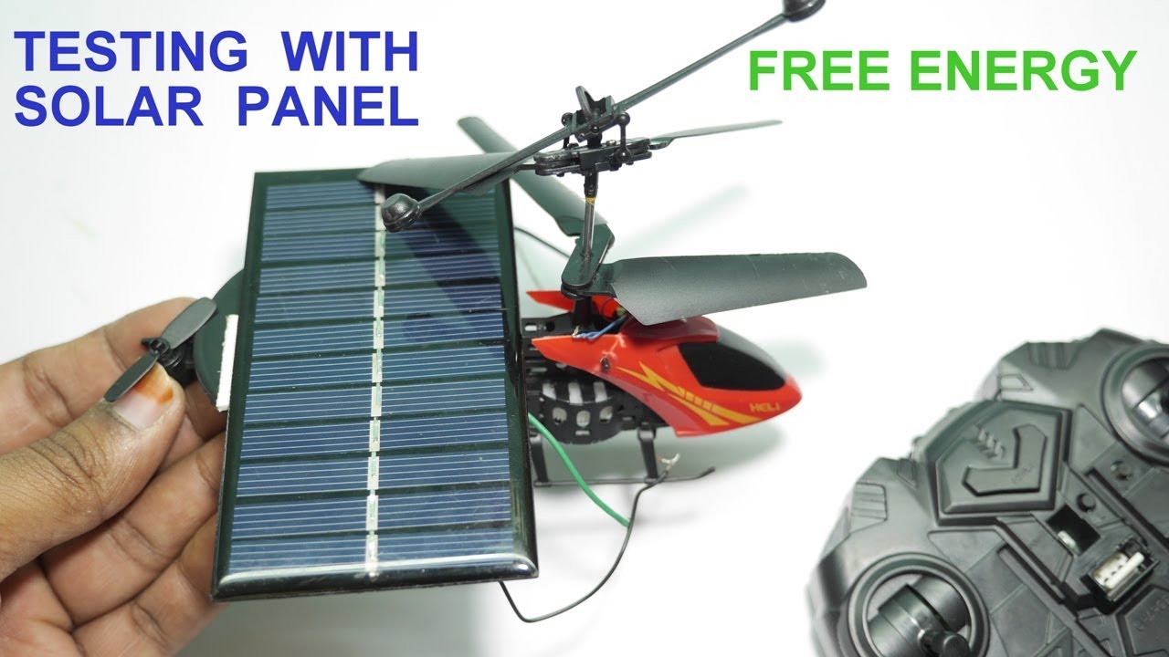 5009 Solar Powered Helicopter with Spinning Turbine Perfect Energy Gift for 8+ 