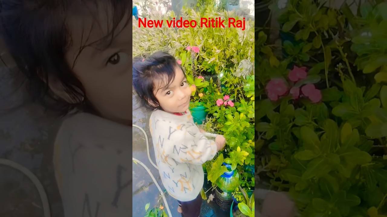 hi guys new block mein aap log ka swagat hai new video Ritik Raj home mini garden song kundangoswami
