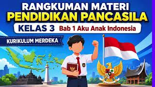 Rangkuman Materi Pendidikan Pancasila Kelas 3 -  Bab 1 Aku Anak Indonesia