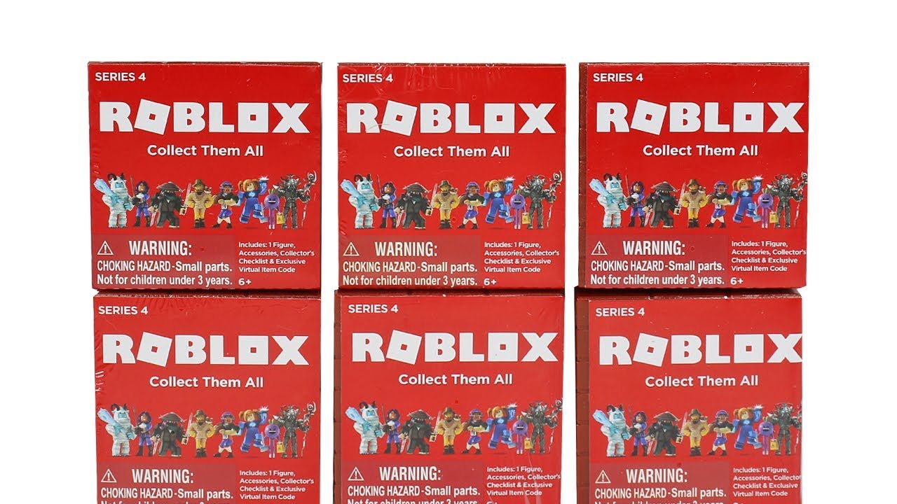 Roblox Series 4 Blind Box Unboxing Toy Review Youtube - roblox skybound admiral for ages 6 1 figure accessories virtual game code