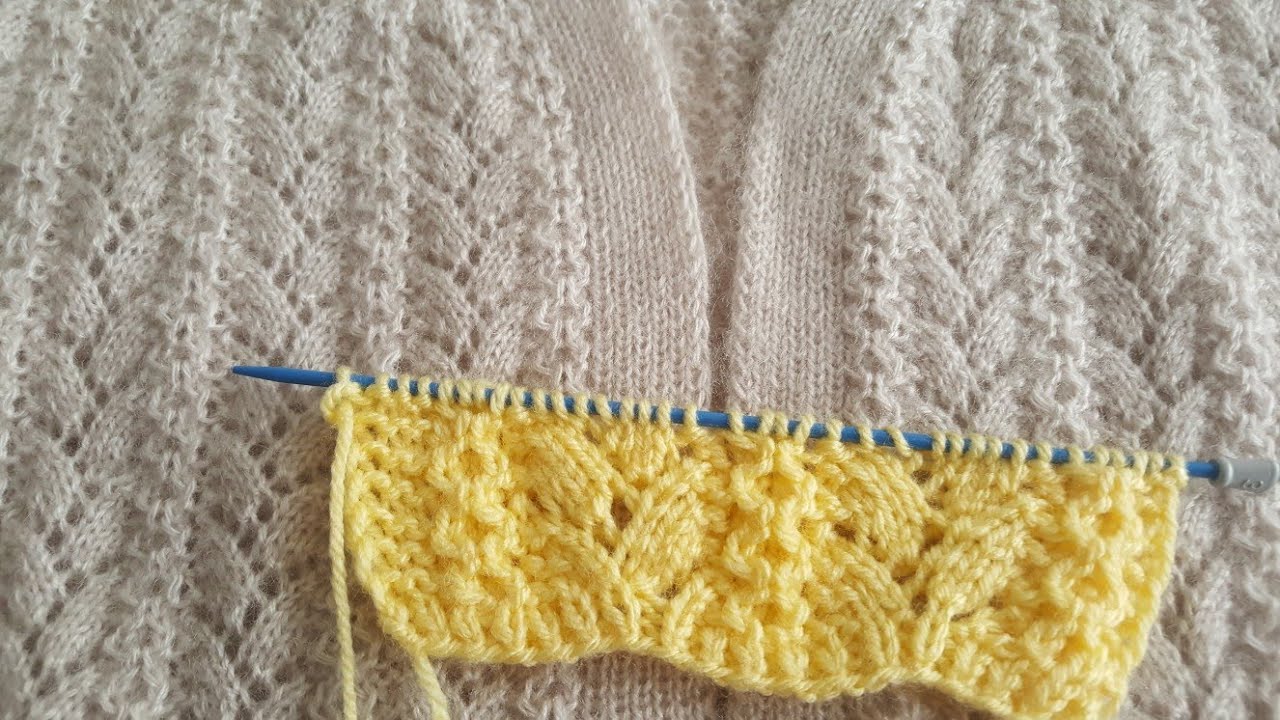 Ajurlu Yapraklar Yelek Modeli Yapımı ❤❤❤❤❤