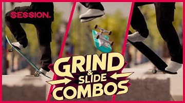 Double grinds, Double slides, Combo montage - Session skate game