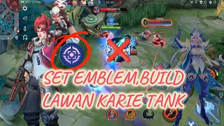 SET EMBLEM DAN BUILD CLAUDE TERSAKIT KHUSUS LAWAN KARIE TANK DIJAMIN AMPUH | GAMEPLAY TOP GLOBAL