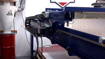 Shopbot X axis e-chain