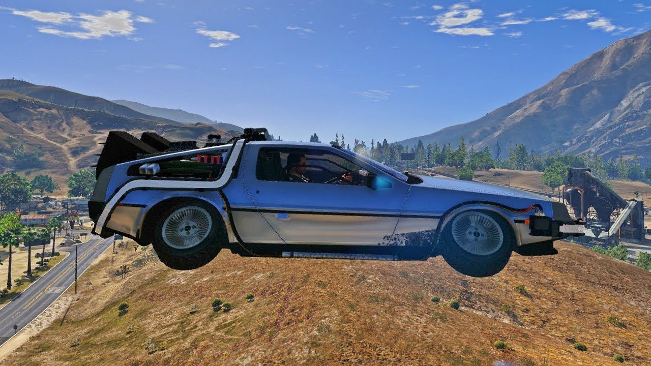 Back to the Future Delorean Hover Mode YouTube