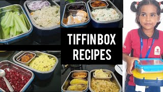 5 Tiffin Recipes|Easy Lunch Box Recipes|5 Rice Recipes for Lunch Box|Indian  Recipes|Healthy Meals