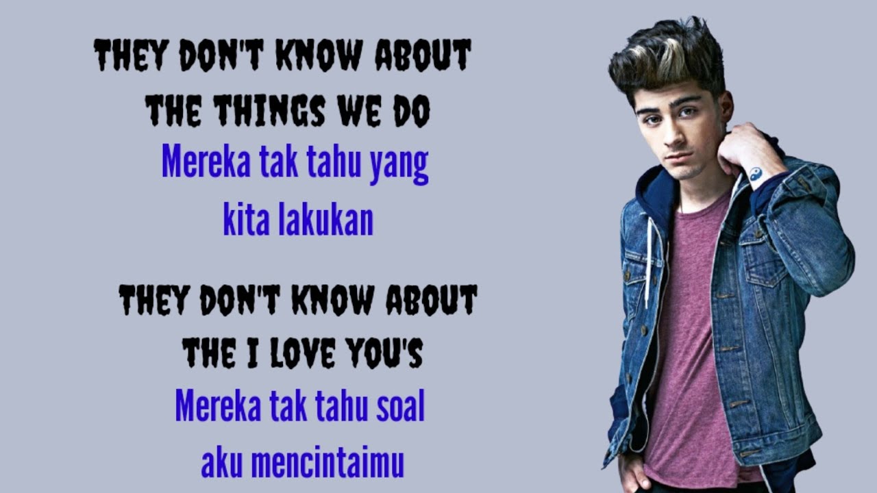 They don't know about us - One Direction ( Lirik dan Terjemahan )
