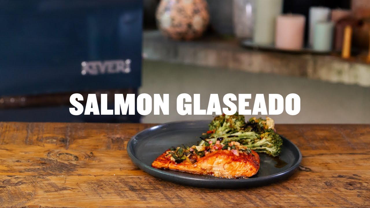 Salmón a las Brasas Glaseado con Miso