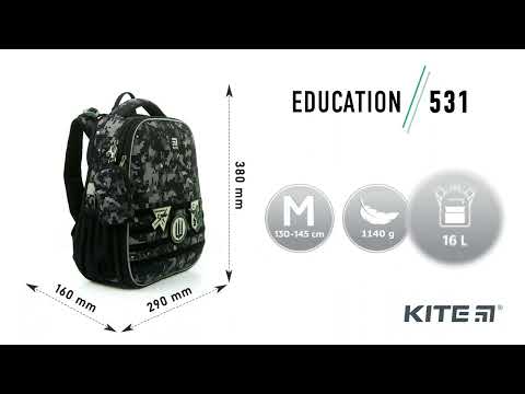 Набір Kite рюкзак + пенал + сумка для взуття SET_TK24-531M Tokidoki, видео 1