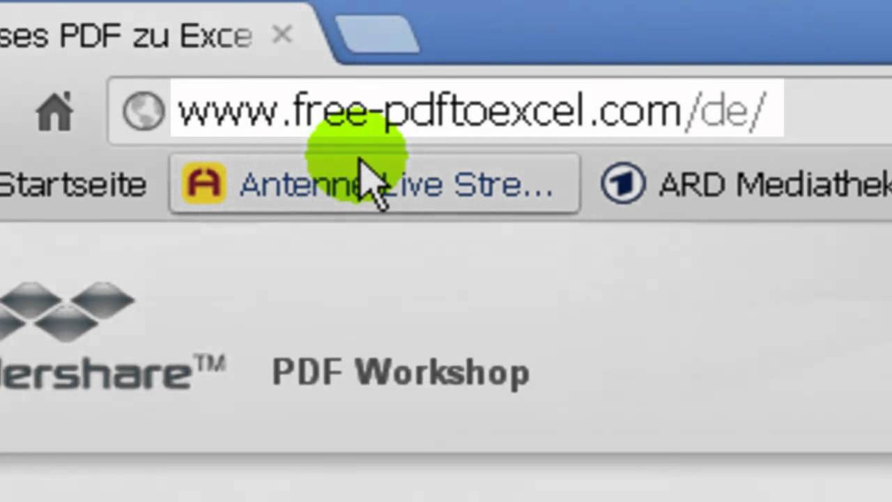 pdf datei in excel umwandeln online