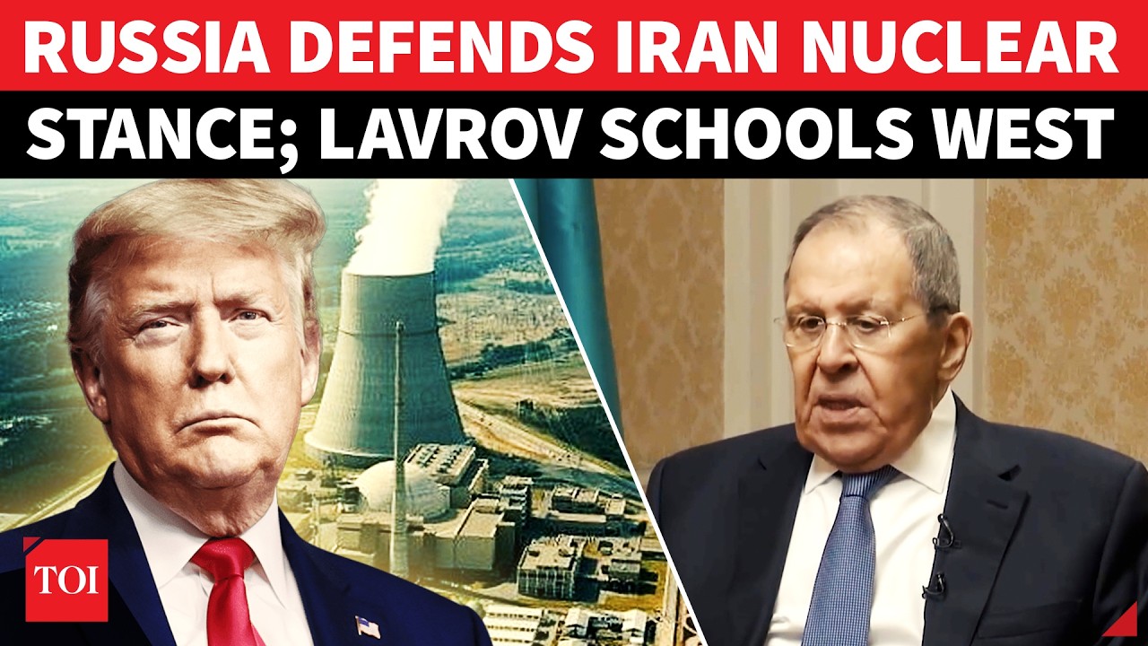 'No One Can Touch Iran's Nuclear Facilities': Russia's Shock Declaration; Lavrov Blasts Europe, U.S.