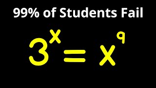 A Nice Math Olympiad Exponential Equation 3^x=X^9