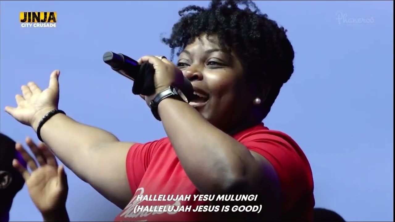 Spirit filled Luganda worship by Min comfort | Jinja Crusade Day 1