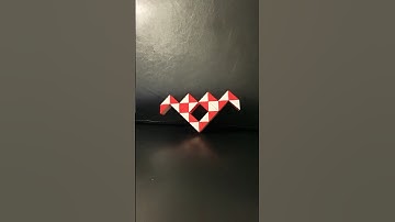 Magic snake: how to make a pyramid.(24 pieces).