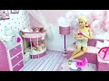 Miniature Dollhouse #17 ❤️ Barbie Nursery Room (Lamp, Baby bed, sofa, diapers) Play Dolls