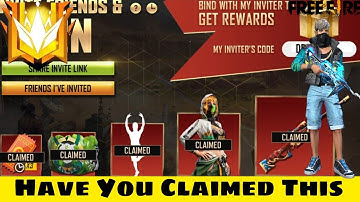 HOW TO COMPLETE INVITE FRIENDS & WIN NEW EVENT | HOW TO GET BIND WITH MY INVITER TO GET REWARDS #ff