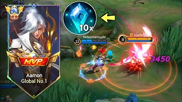 NEW SEASON AAMON BROKEN BUILD 100% SURE KILL EARLY TO LATE GAME! - MLBB