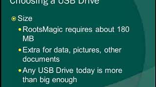 4. RootsMagic To-Go: Running RootsMagic on a Flash Drive