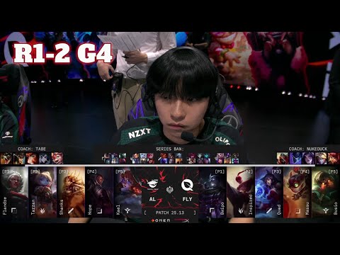 AL vs FLY - Game 4 | Round 1 LoL MSI 2025 Main Stage | Anyone's Legend vs FlyQuest G4 full