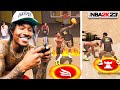 ANKLE BREAKERS AND CONTACT DUNKS AT THE 1V1 COURT! NBA 2K23