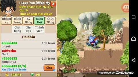 Ngọc  Rồng  online: mở  skill3 dt thằng bạn. Cái kết  đắng lòng ...