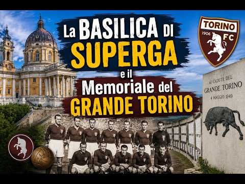 La BASILICA DI SUPERGA🇮🇹 e il Memoriale del GRANDE TORINO 🏔️⚽ 4 k virtual tour