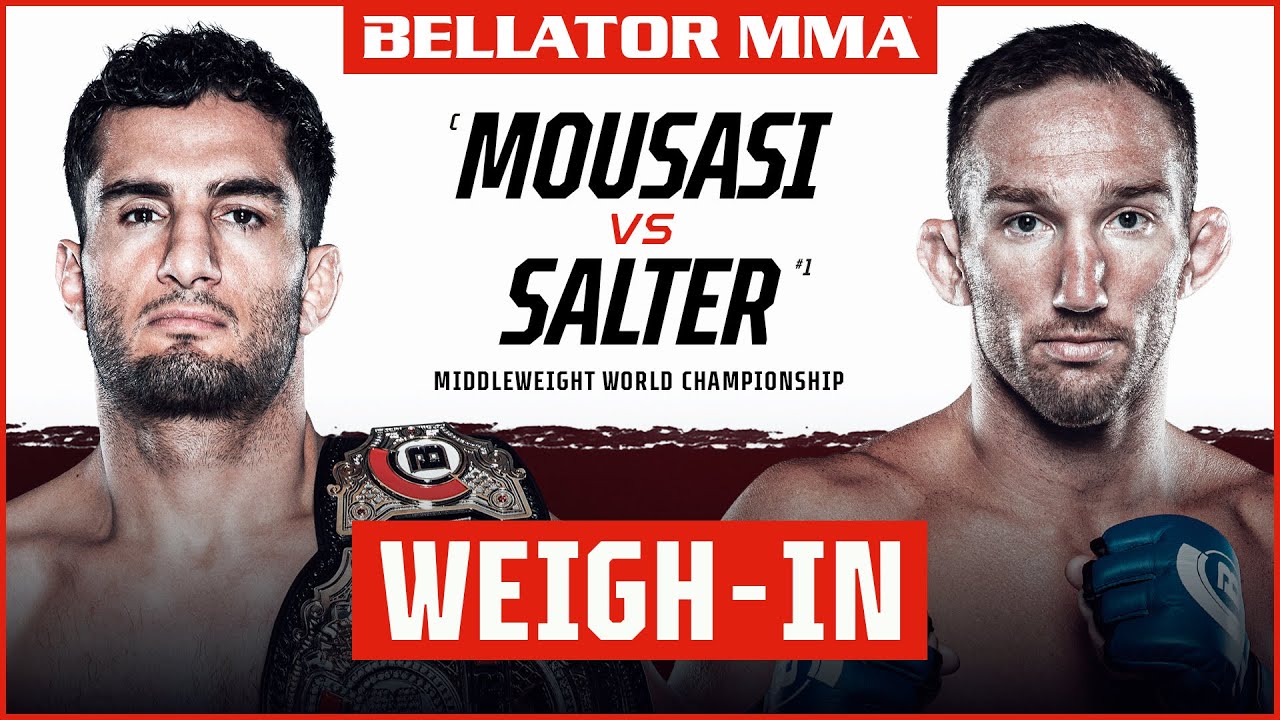 Weigh Ins | Bellator 264: Mousasi vs. Salter