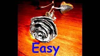 Recycled Metal Rose from caniste.easy