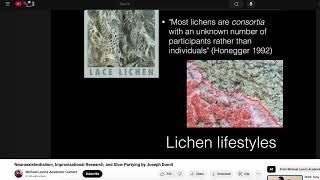 The Improvisational Superpowers of Slow-Partying Lichen (Portals): Joseph Dumit on Levins Channel