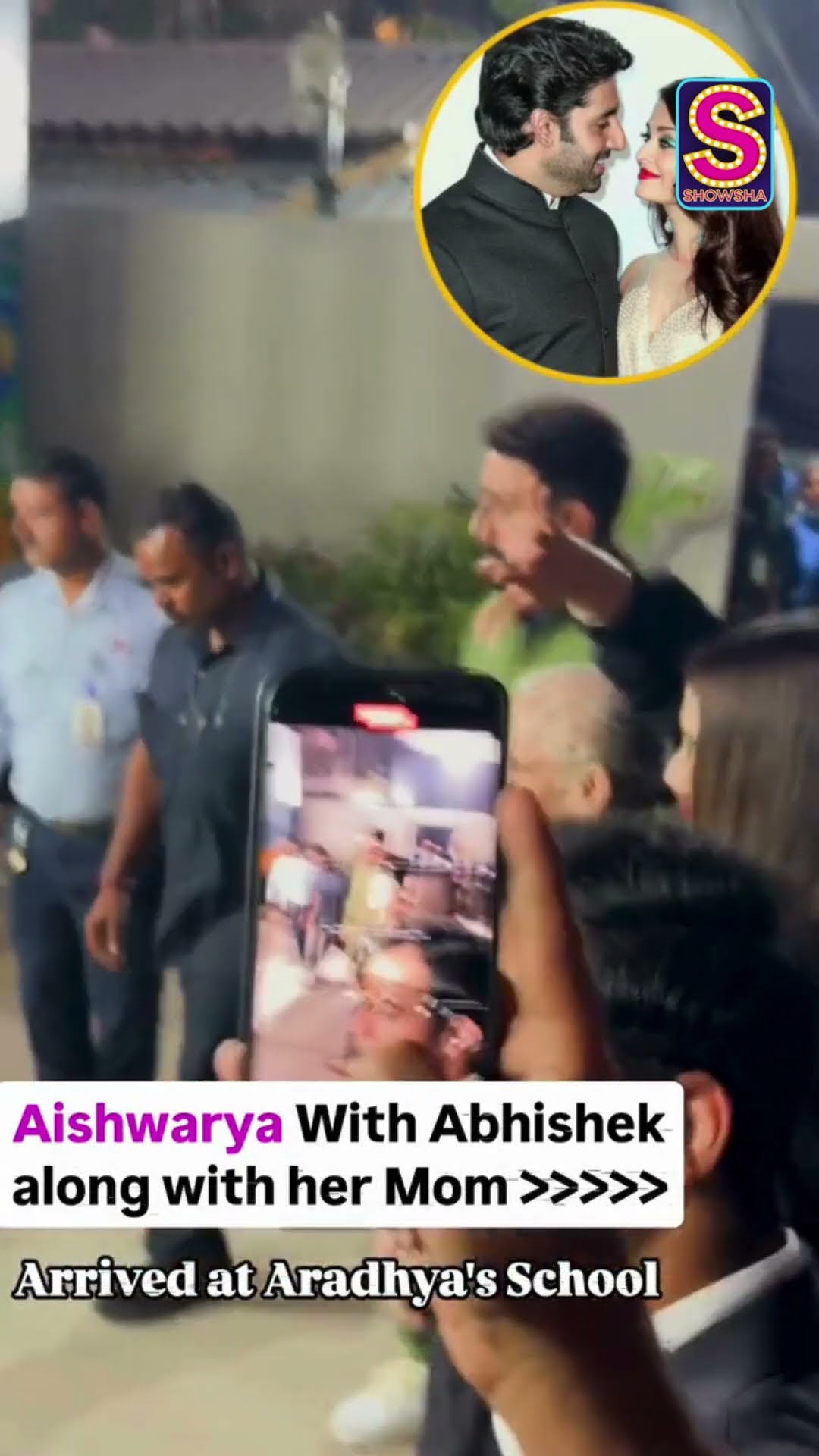 Abhishek Bachchan, Aishwarya Rai And Her Mother Arrive For Aaradhya’s School Function #shorts | N18S