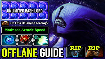 How to Offlane Faceless Void in 2020 with Madness Attack Speed 100% Bash Lord EZ 1 Chrono = Deleted