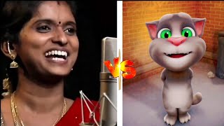 Saami saami song | pushpa Tamil song | talking tom || Singer Tom || Tom singer 2.0 screenshot 5
