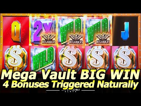 Mega Vault Big Win! Every Bonus Triggered Naturally! Live Play and Free Games at Palms in Las Vegas!