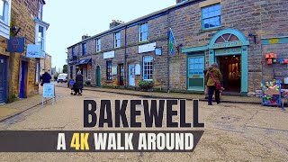 Bakewell Town Walk | English Countryside | 4K