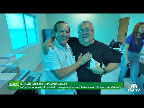 Rafael Tenório articula reunião para definir candidatura - 17/10/2026