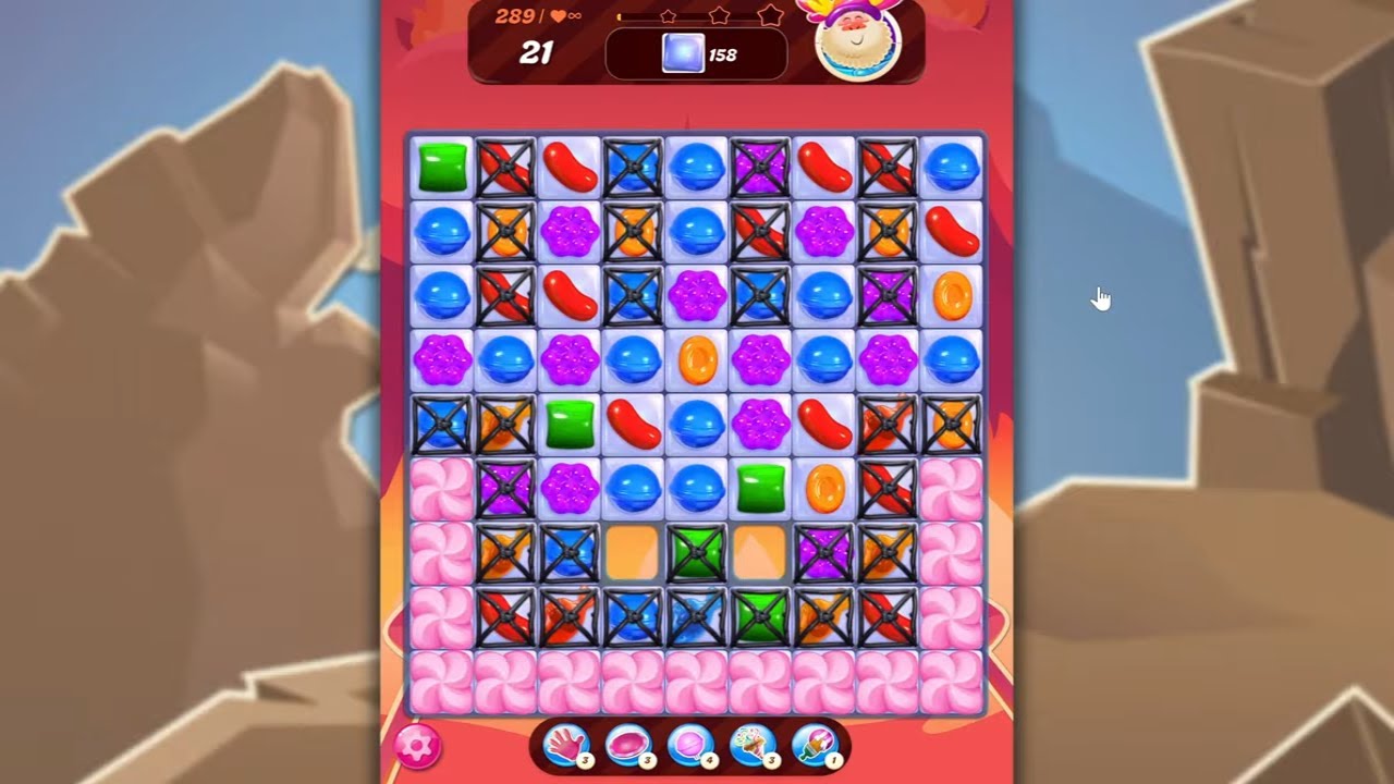 Candy Crush Saga LEVEL 289 NO BOOSTERS (new version)🐟☑️