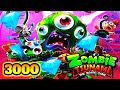 Открытие паков в игре "Зомби цунами" на 3 тыс. алмазов. Zombie Tsunami.