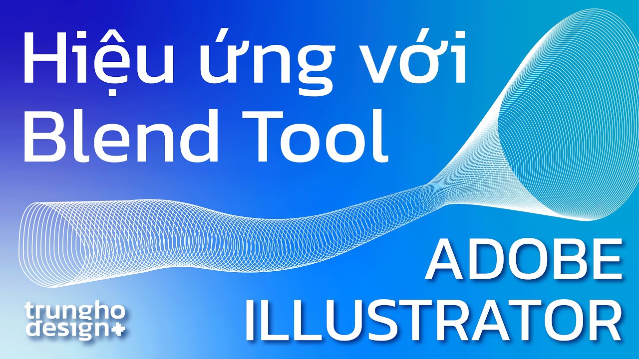 Sử dụng công cụ Blend Tool đơn giản - YouTube
